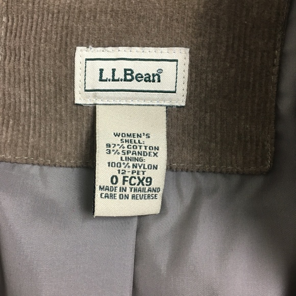 LL Bean Corduroy Blazer - Picture 6 of 6